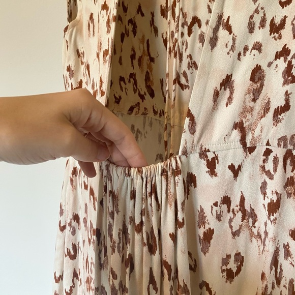 Free People Fake Love Leopard Print Open Back Mini Dress - Picture 7 of 9